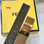 2025年早春新品入荷 FENDI  本革 ベルト LANG工場