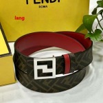 2025年早春新品入荷FENDI  本革 ベルト LANG工場