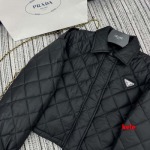 2025年早春高級N品新品 PRADA 綿入れの服ジャケット アウター KL工場