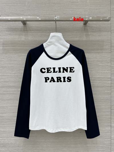 2025年早春高級N品新品CELINE 長袖 Tシャツ KL...