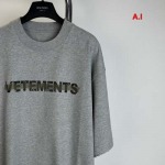 2025年1月15日春夏高品質新品入荷VETEMENTS 半袖 Tシャツ A.I工場