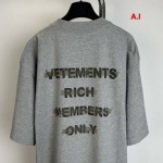 2025年1月15日春夏高品質新品入荷VETEMENTS 半袖 Tシャツ A.I工場