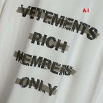 2025年1月15日春夏高品質新品入荷VETEMENTS半袖 Tシャツ A.I工場