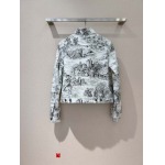Dior25新作コートスケッチタウンビルディングシリーズプリントコート