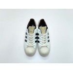 2025年1月30日新品入荷Wales Bonner x Adidas SuerstarWonder White-Collegiate Navyスニーカー/ランニングシューズ/カジュアルシューズ