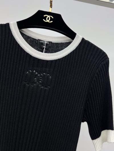 2025年2月12日新作Chanel Knit Short Sleeve  kele 工場