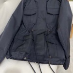 2025年2月9日新商品入荷loewe 25早春新モデルのジッパーの詰襟のカーゴコートan 工場