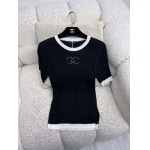 2025年2月12日新作Chanel Knit Short Sleeve  kele 工場