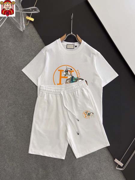 2025年4月2日入荷新作HERMES夏メンズ 上下セットM-5XL/zhan工場