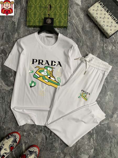 2025年4月2日入荷新作PRADA夏メンズ 上下セットM-5XL/zhan工場