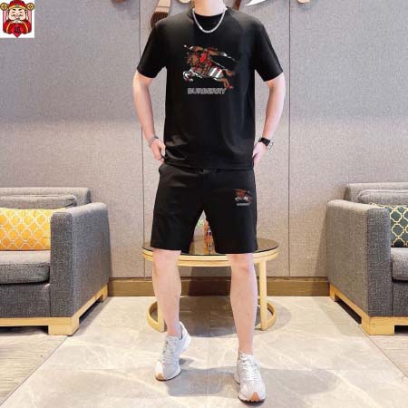 2025年4月2日入荷新作BURBERRY夏メンズ 上下セッ...