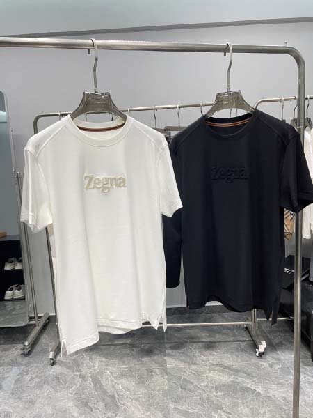 2025年4月26日入荷新作ZEGNA半袖Tシャツ 原版复刻...