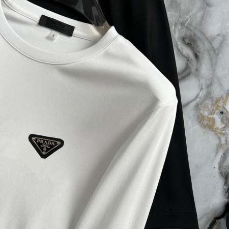 2025年5月12日入荷新作PRADA長袖 Tシャツ安価で人気のS-4XL/JIA工場