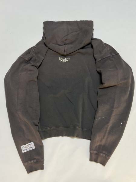 2025年5月17日入荷新作GALLERY DEPT. 90’S RECYCLE HOODIE WASHED BLACK  高级品/人気/誕生日プレゼント/人気/ファッション/トレンド/限定/WB工場