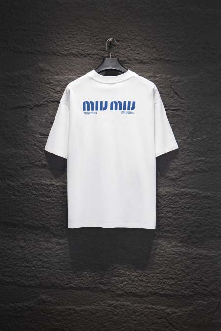 2025年5月19日入荷新作Miumiu半袖 Tシャツ人気/誕生日プレゼントS-XL/HS工場