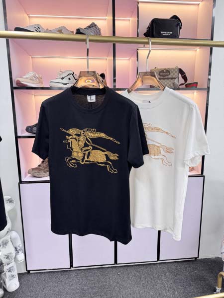 2025年5月20日入荷新作Burberry半袖Tシャツ 原版复刻高級品香港の会社超厳選★入手困難/誕生日プレゼント/yinx工場S-XXL