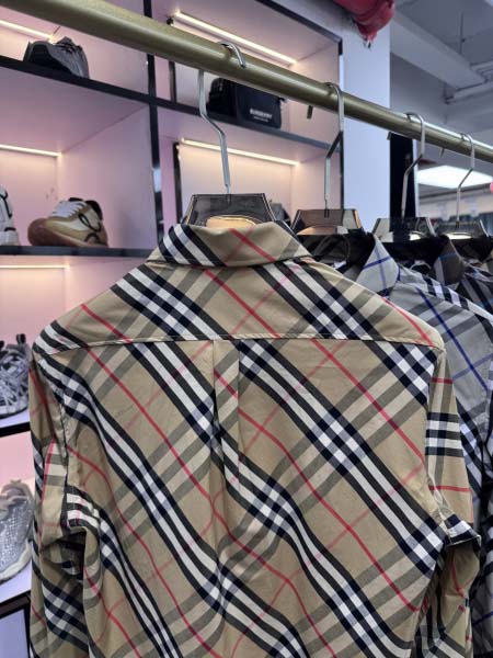 2025年5月20日入荷新作Burberry長袖シャツ 原版复刻高級品香港の会社超厳選★入手困難/誕生日プレゼント/yinx工場S-XXL