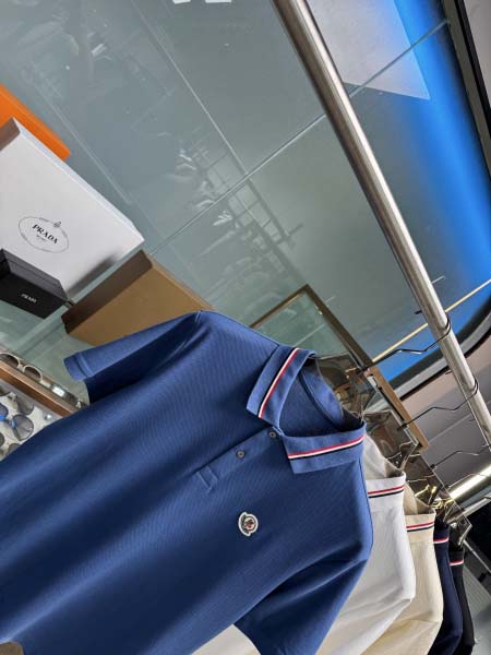 2025年5月21日入荷新作Moncler半袖ポロシャツ 原版复刻高級品香港の会社超厳選★入手困難/誕生日プレゼント/yinx工場