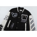 2025年5月13日入荷新作off white野球ジャンパーのカップルモデル誕生日プレゼントの服/男女兼用/カップル服人気/R&B工場