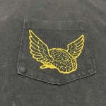 2025年5月17日入荷新作GALLERY DEPT. FLYING BRAIN POCKET TEE-WASHED BLACK 半袖 Tシャツ 高级品/人気/誕生日プレゼント/人気/ファッション/トレンド/限定/WB工場