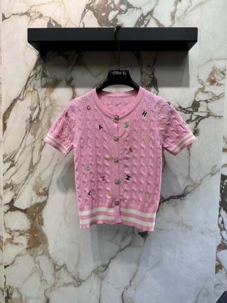 2025年6月9日入荷春夏新作Chanelニット半袖ファッション/誕生日プレゼント/贈り物 can工場