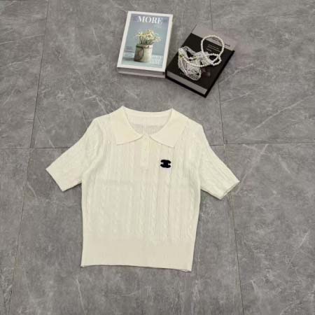 2025年6月9日入荷春夏新作Chanelニット半袖ファッション/誕生日プレゼント/贈り物 can工場