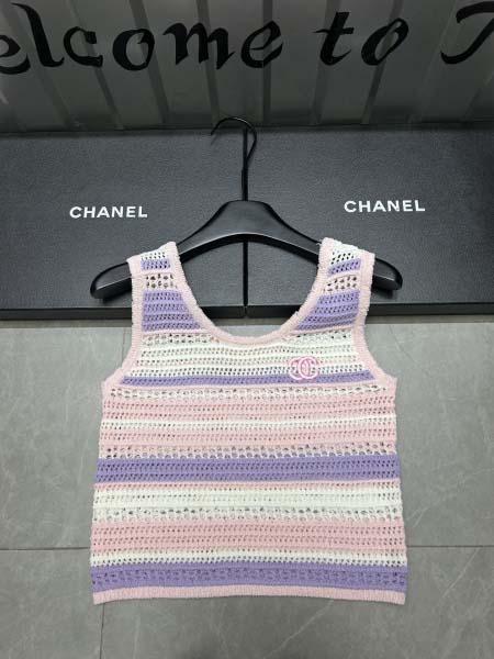 2025年6月9日入荷春夏新作Chanelニット タンクトップファッション/誕生日プレゼント/贈り物 can工場