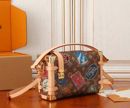 2025年6月26日入荷Louis Vuitton バッグSide Trunk 2024 Monogram Gaston-Louis Vuitton Monogram S-lock :M47085:21CMx14CMx6CM 高品質人気の新