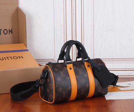 2025年6月26日Louis Vuitton バッグ Keepall Bandoulire 25  Monogram Macassa Monogram Macassar :M46687:25CMx15CMx11CM 高品質人気の新作/誕生