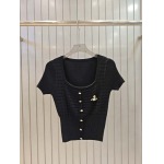 2025年6月9日入荷春夏新作vivienneニット半袖ファッション/誕生日プレゼント/贈り物 can工場