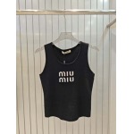 2025年6月9日入荷春夏新作Miumiuニット半袖ファッション/誕生日プレゼント/贈り物 can工場