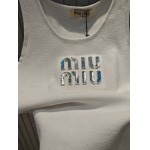 2025年6月9日入荷春夏新作Miumiuニット半袖ファッション/誕生日プレゼント/贈り物 can工場