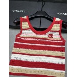2025年6月9日入荷春夏新作Chanelニット タンクトップファッション/誕生日プレゼント/贈り物 can工場