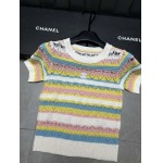 2025年6月10日入荷春夏新作Chanelニット半袖ファッション/誕生日プレゼント/贈り物 can工場