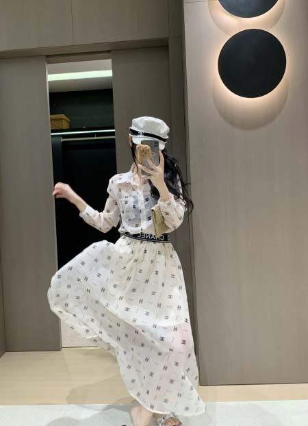 2025年6月10日入荷春夏新作Chanelセット上下 シャ...