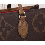 2025年6月26日入荷Louis Vuitton バッグOnthego Monogram Giant Monogram Reverse Toron :M45320:41CMx34CMx19CM 高品質人気の新作/誕生日プレゼント/SQ工場