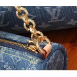 2025年6月26日Louis Vuitton バッグPapillon  Monogram Denim  Monogram GOTS:M46830:27CMx11CMx13CM 高品質人気の新作/誕生日プレゼント/SQ工場