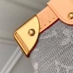 2025年6月26日Louis Vuitton バッグ Side Trunk  2005  Monogram Denim  S-lock Zippy :M13285:23.5CMx16CMx8.5CM 高品質人気の新作/誕生日プレゼント/S