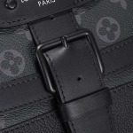 2025年6月26日Louis Vuitton バッグ 1986  Saumur  Monogram Eclipse Monogram Eclipse :M45911:30CMx23CMx11CM 高品質人気の新作/誕生日プレゼント/SQ工