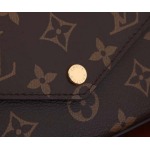 2025年6月26日Louis Vuitton バッグPochette Flicie 18:M61276: 21CMx12CMx3CM 高品質人気の新作/誕生日プレゼント/SQ工場