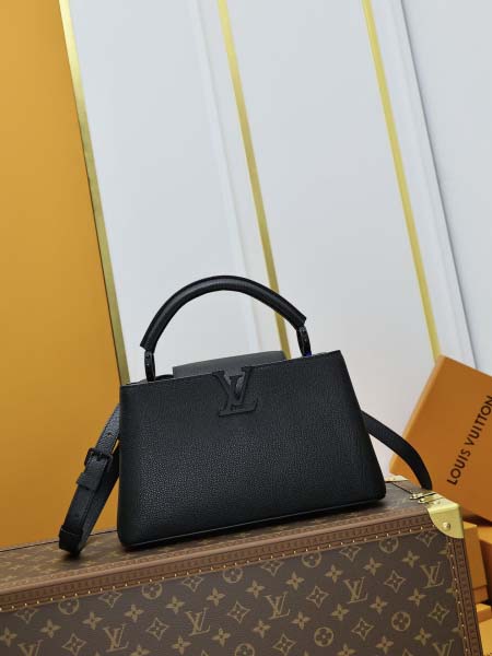 2025年7月10日入荷新作M23947 capucines  27.0 x18.0x9.0極品/正規品同様/人気/革/バッグルイヴィトン/CX工場