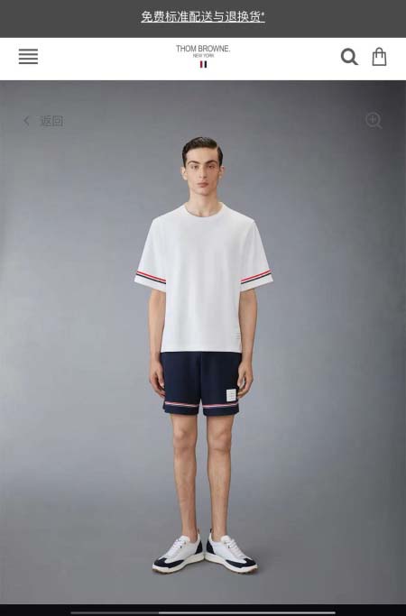 2025年7月16日入荷新作THOM BROWN半袖Tシャツ 高级品/ビジネス/入手困難/誕生日プレゼント/COLO工場S-XXXXL