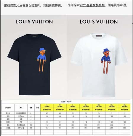 2025年7月16日入荷新作Louis Vuitton半袖T...