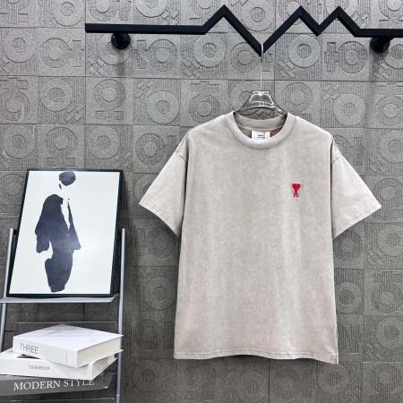2025年8月8日入荷新作Ami半袖 tシャツ高品質人気商品/DW工場XS-L