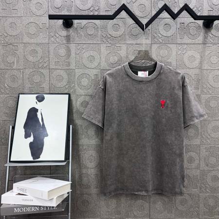 2025年8月8日入荷新作Ami半袖 tシャツ高品質人気商品/DW工場XS-L