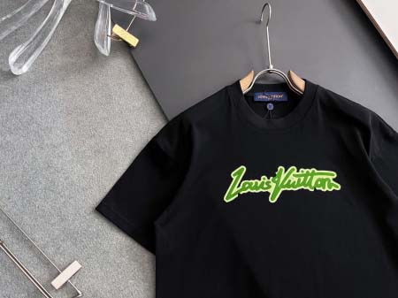 2025年9月2日入荷 新作Louis Vuitton半袖 tシャツ高級なプレゼント/誕生日プレゼント/高品質/メンツ/記念品/ wenzhou工場