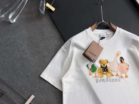 2025年9月3日入荷 新作Burberry半袖 tシャツ高級なプレゼント/誕生日プレゼント/高品質/メンツ/記念品/ wenzhou工場