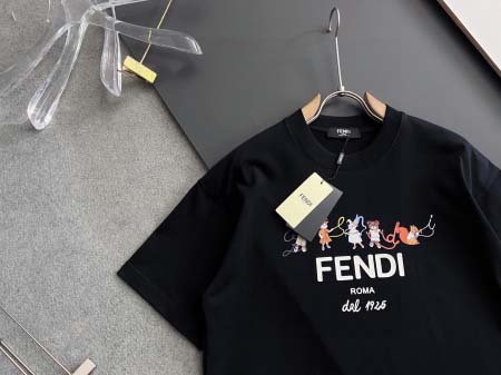 2025年9月3日入荷 新作Fendi半袖 tシャツ高級なプレゼント/誕生日プレゼント/高品質/メンツ/記念品/ wenzhou工場