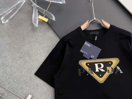2025年9月3日入荷 新作Prada半袖 tシャツ高級なプレゼント/誕生日プレゼント/高品質/メンツ/記念品/ wenzhou工場