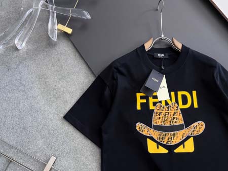 2025年9月3日入荷 新作Fendi半袖 tシャツ高級なプレゼント/誕生日プレゼント/高品質/メンツ/記念品/ wenzhou工場